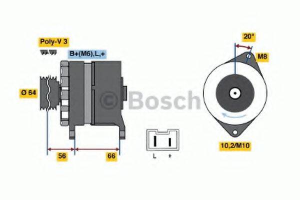 BOSCH 0986039951 Генератор