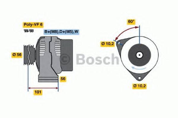 BOSCH 0123320041 Генератор