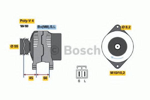 BOSCH 0986040541 Генератор