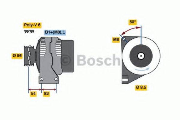 BOSCH 0124515017 Генератор