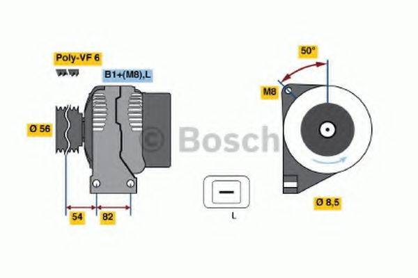 BOSCH 0986042840 Генератор