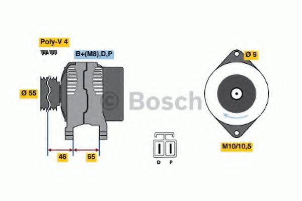 BOSCH 0986042911 Генератор