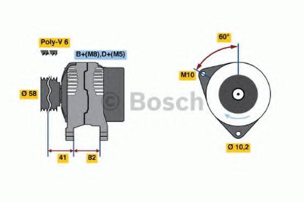 BOSCH 0123510013 Генератор