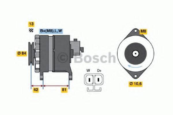 BOSCH 0986043941 Генератор