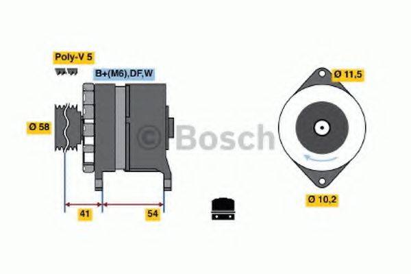 BOSCH 0120450027 Генератор