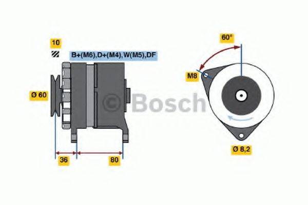 BOSCH 0986046081 Генератор