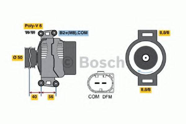 BOSCH 0986047150 Генератор