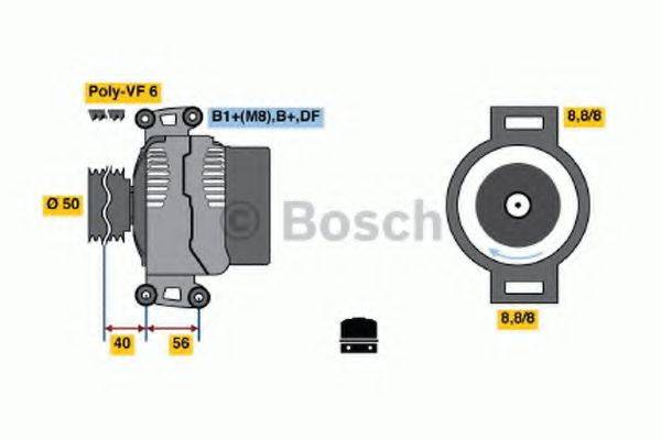 BOSCH 0986047460 Генератор