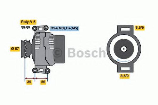 BOSCH 0986048620 Генератор