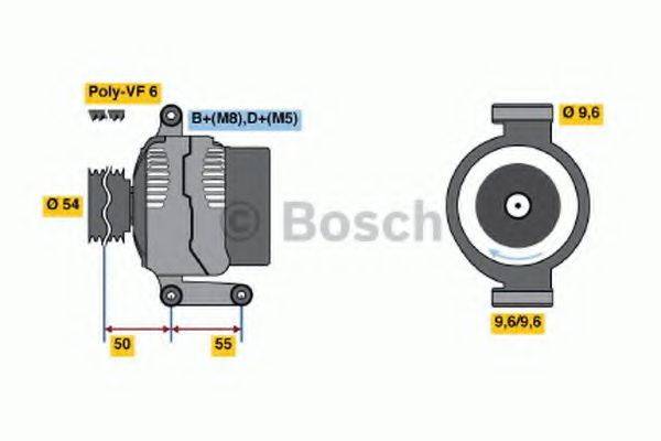 BOSCH 0986048781 Генератор