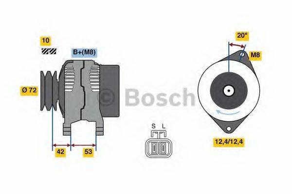 BOSCH 0986049880 Генератор