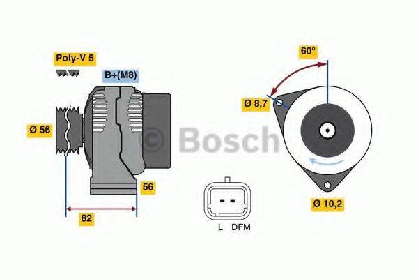 BOSCH 0986049910 Генератор