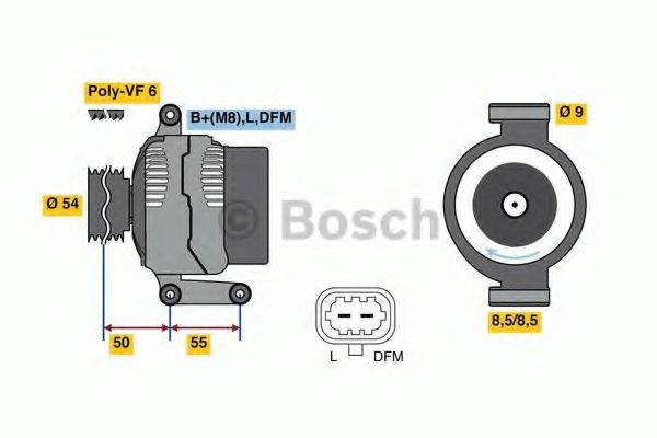 BOSCH 0986081120 Генератор