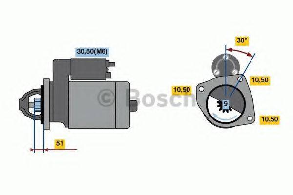 BOSCH 9000083065 Стартер