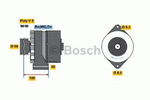 BOSCH 9120080173 Генератор