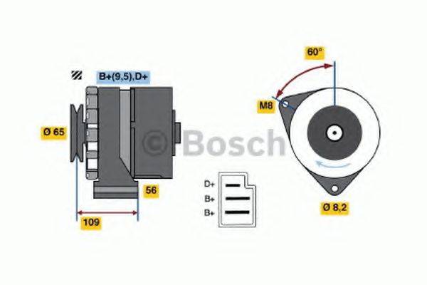 BOSCH 9120080176 Генератор