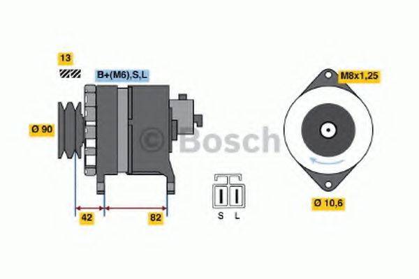 BOSCH 9120335001 Генератор