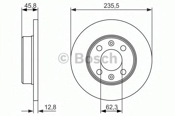 BOSCH 0986479913 гальмівний диск