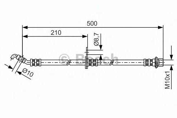 BOSCH 1987481379 Гальмівний шланг