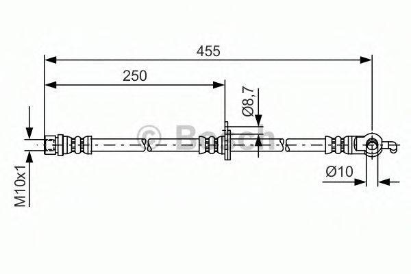 BOSCH 1987481390 Гальмівний шланг