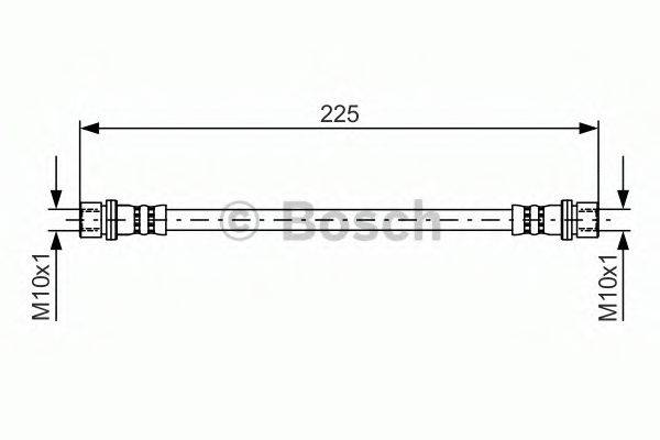 BOSCH 1987481411 Гальмівний шланг