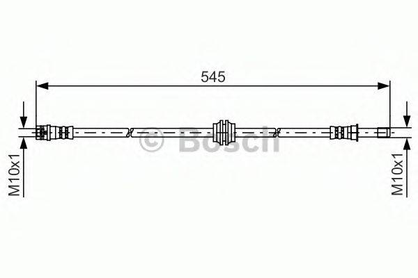 BOSCH 1987481454 Гальмівний шланг