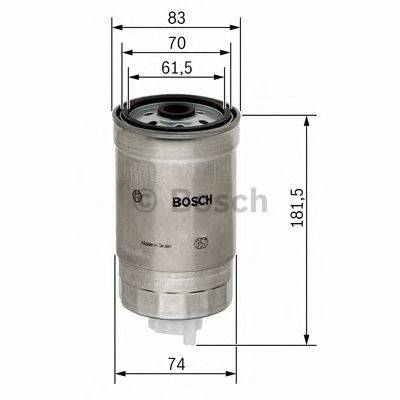 BOSCH 1457434150 Паливний фільтр