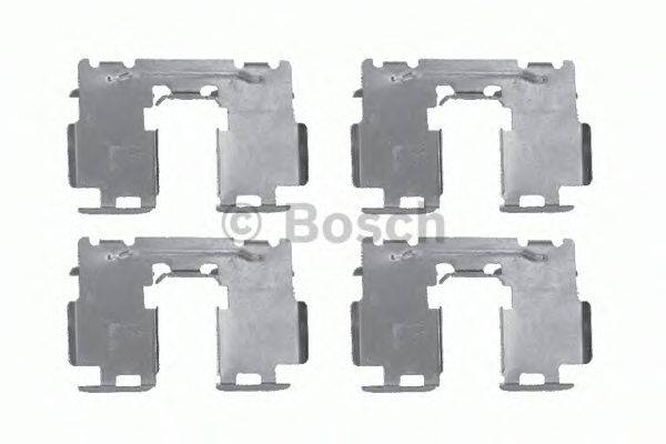 BOSCH 1987474472 Комплектуючі, колодки дискового гальма