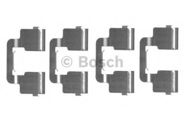 BOSCH 1987474458 Комплектуючі, колодки дискового гальма