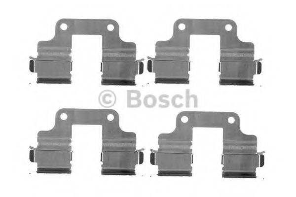 BOSCH 1987474463 Комплектуючі, колодки дискового гальма