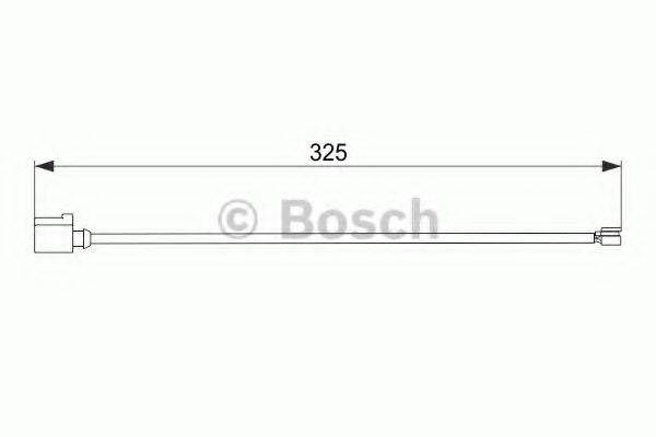 BOSCH 1987474567 Сигналізатор, знос гальмівних колодок