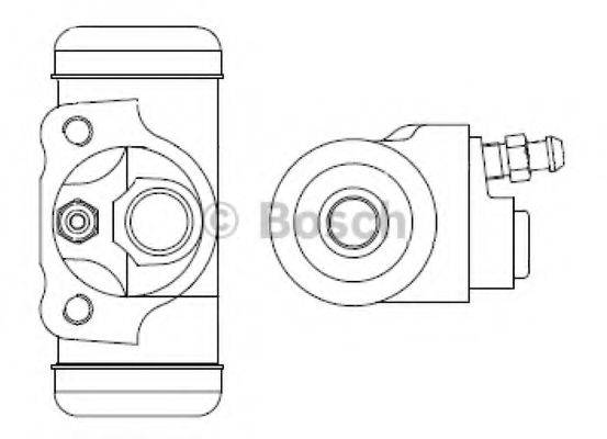 BOSCH F026002356 Колісний гальмівний циліндр