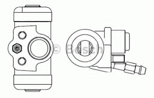 BOSCH F026002358 Колісний гальмівний циліндр