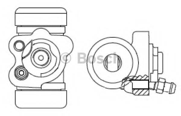 BOSCH F026002393 Колісний гальмівний циліндр