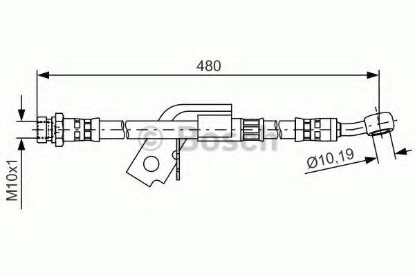 BOSCH 1987481474 Гальмівний шланг