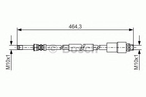 BOSCH 1987481541 Гальмівний шланг