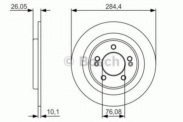 BOSCH 0986479A47 гальмівний диск