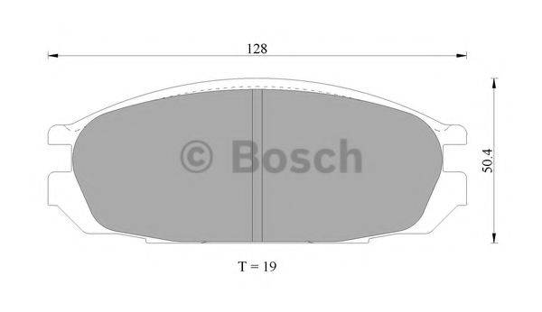 BOSCH 0986AB9178 Комплект гальмівних колодок, дискове гальмо