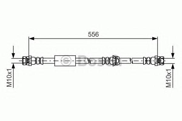 BOSCH 1987481593 Гальмівний шланг
