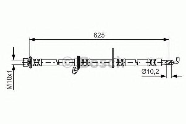 BOSCH 1987481594 Гальмівний шланг