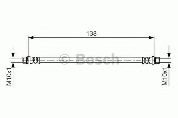 BOSCH 1987481625 Гальмівний шланг