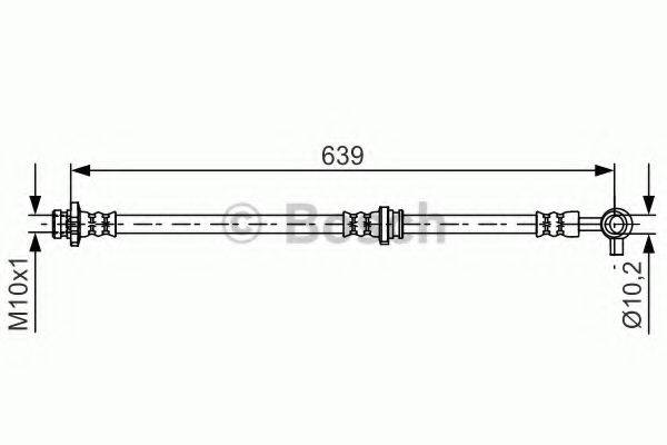 BOSCH 1987481696 Гальмівний шланг