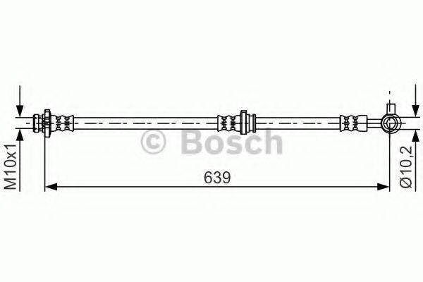 BOSCH 1987481697 Гальмівний шланг