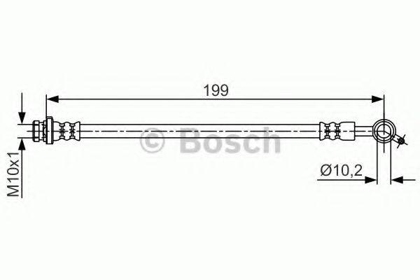 BOSCH 1987481698 Гальмівний шланг