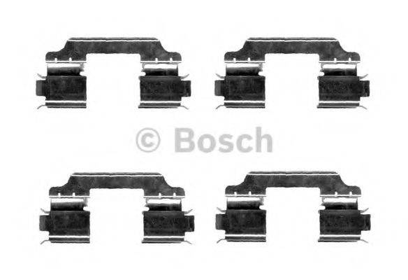 BOSCH 1987474667 Комплектуючі, колодки дискового гальма