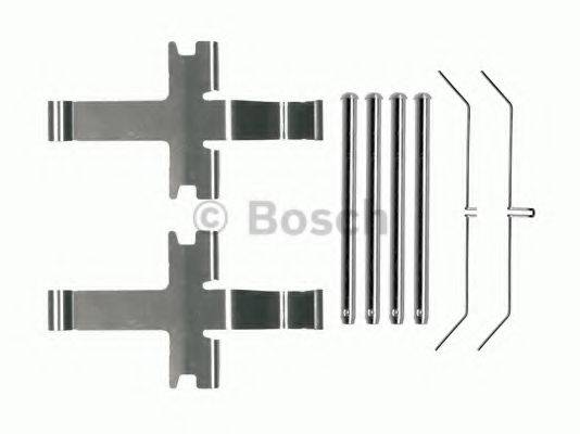 BOSCH 1987474724 Комплектуючі, колодки дискового гальма