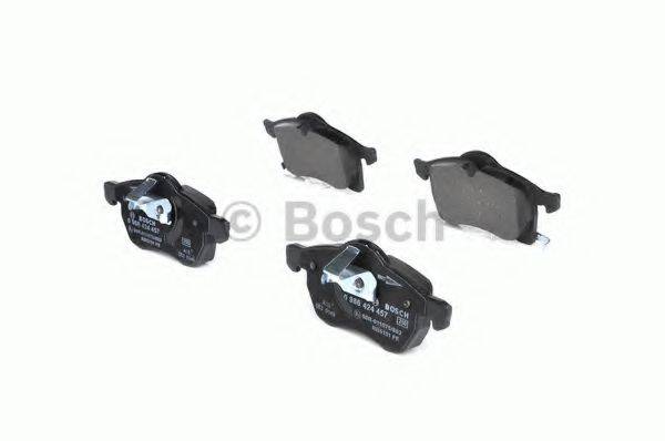 BOSCH 0986424457 Комплект гальмівних колодок, дискове гальмо