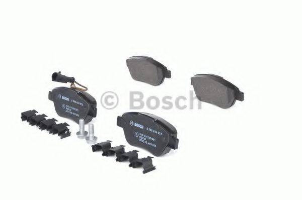 BOSCH 0986494070 Комплект гальмівних колодок, дискове гальмо