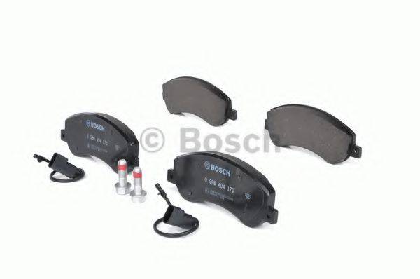 BOSCH 0986494170 Комплект гальмівних колодок, дискове гальмо