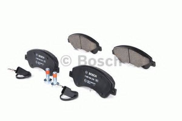 BOSCH 0986494236 Комплект гальмівних колодок, дискове гальмо